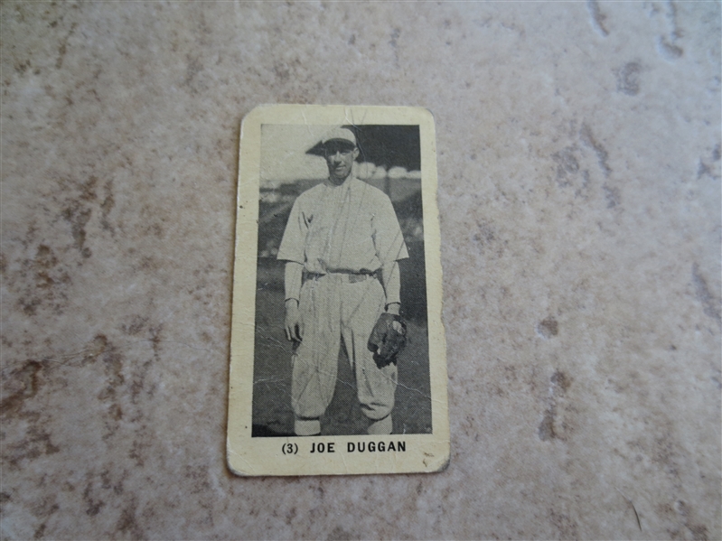 1927 York Caramel Type 1 E120 Joe Duggan baseball card #3
