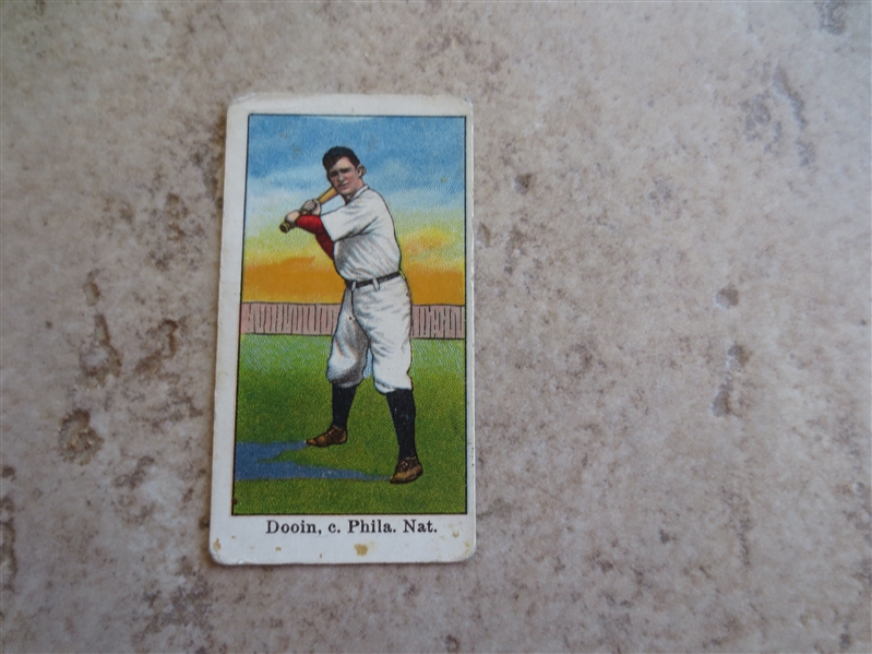 1909 E102 set of 25 Dooin Phila. Nat. baseball card RARE