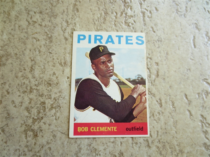 1964 Topps Bob Clemente baseball card #440 in very nice condition