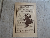 1923 Boston University at Brown University football program with baseball HOFer Mickey Cochrane!