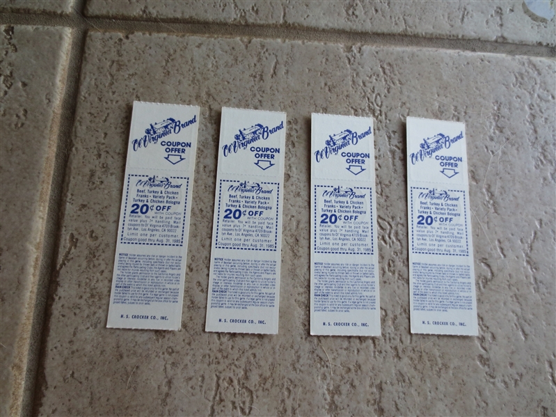 (4) Rod Carew 3000th hit full tickets in beautiful condition
