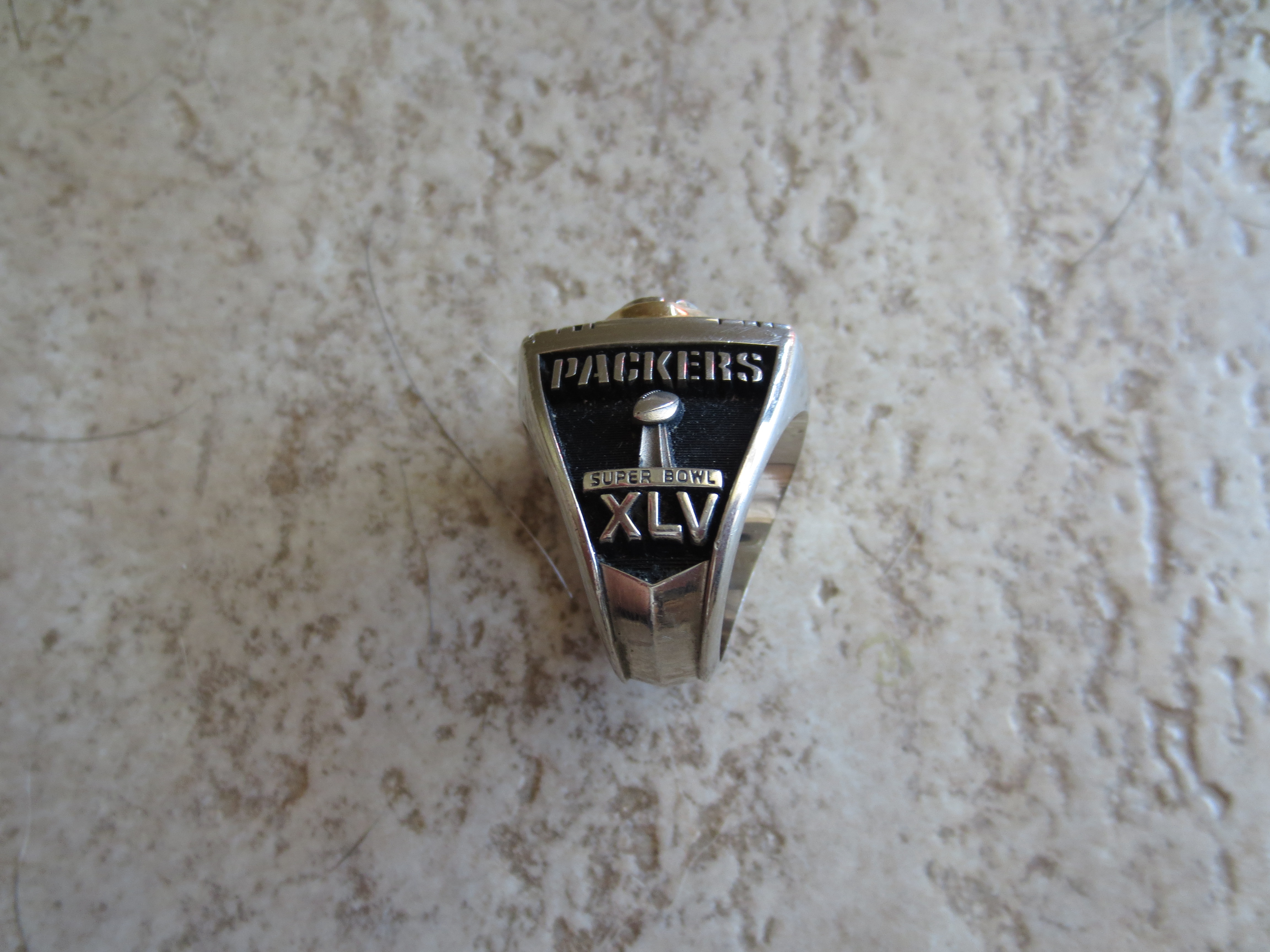 Lot Detail - 2011 Green Bay Packers shareholder Super Bowl 45 ring with  REAL DIAMONDS---Aaron Rodgers MVP