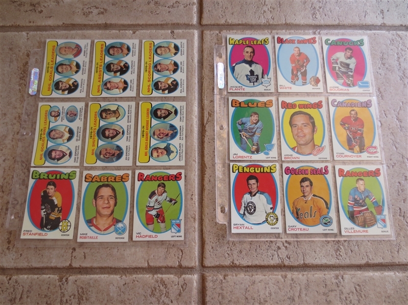 1971-72 Topps Hockey Card Complete Set in Super Condition