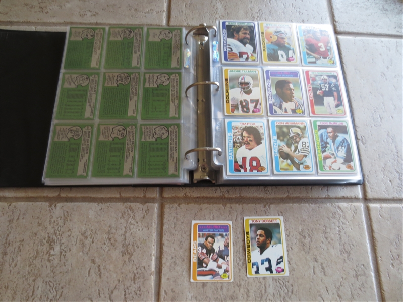 1978 Topps Football Card Complete Set in Super condition
