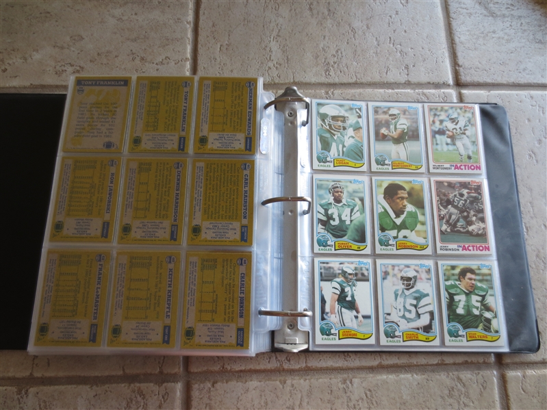 1982 Topps Football Card Complete Set in Super Condition