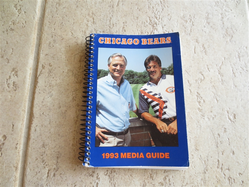 1993 Chicago Bears Media Guide