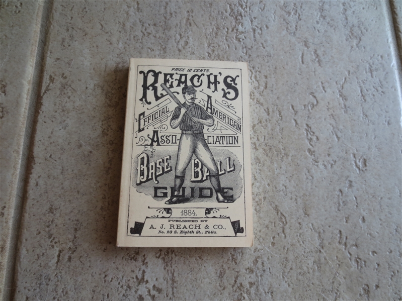1884 Reach's Base Ball Guide  REPRINT
