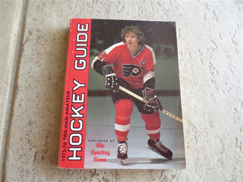 1975-76 Pro and Amateur Hockey Guide by The Sporting News