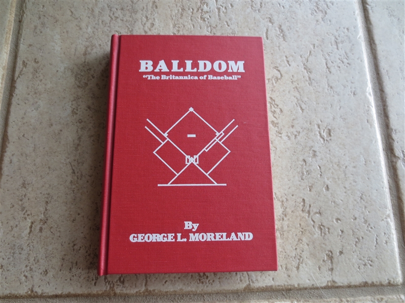 1914 Balldom hardcover REPRINT book by George L. Moreland