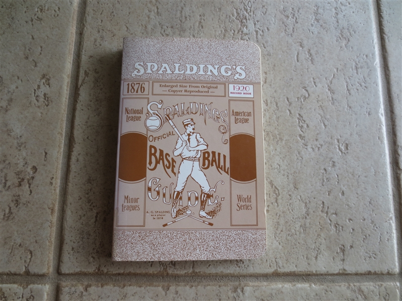 1920 Spalding's Base Ball Guide REPRINT  nice reference