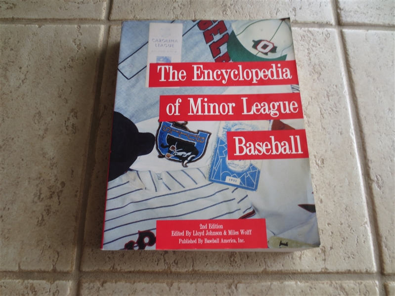 1997 The Encyclopedia of Minor League Baseball by Lloyd Johnson softcover book