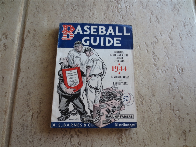 1944 Official Major and Minor League Averages Guide by A.S. Barnes and Co.