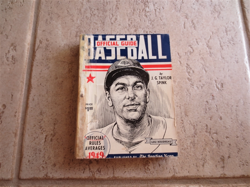 1949 Official Baseball Guide by the Sporting News