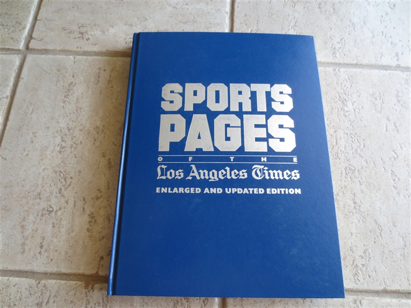 1991 hardcover book Sports Pages of the Los Angeles Times  Interesting!