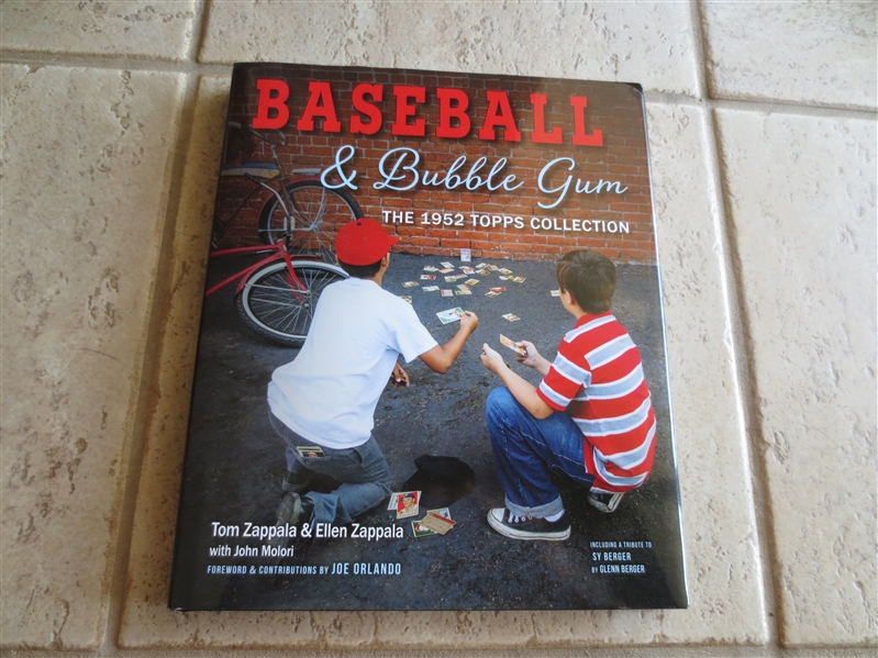 Baseball & Bubble Gum The 1952 Topps Collection hardcover glossy book PSA Joe Orlando