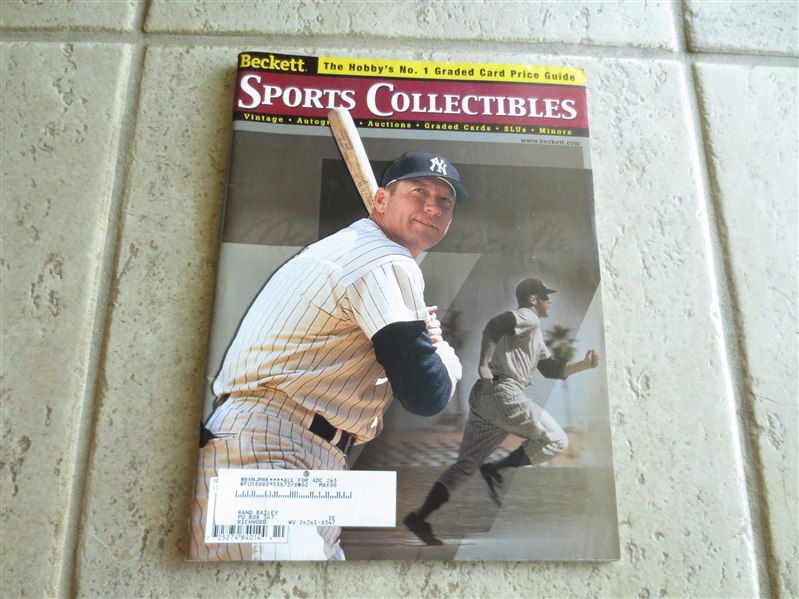 October 1999 Beckett Sports Collectibles hobby publication  Mantle cover