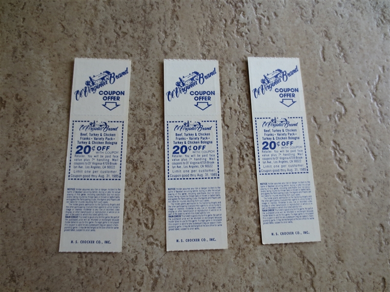 (3) Rod Carew 3000th hit full tickets in beautiful condition