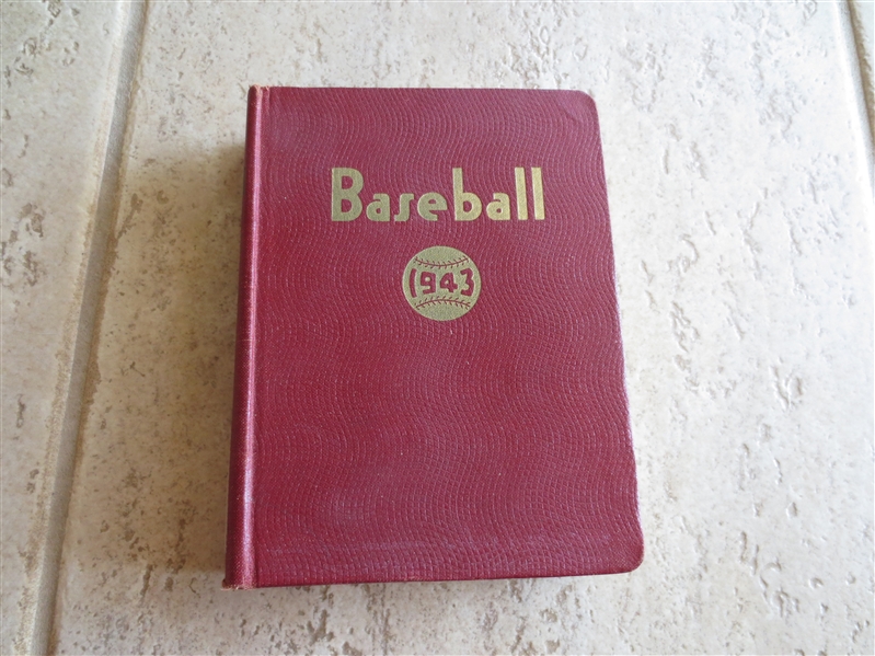 1943 Baseball Guide Gift of Early Agent Christy Walsh  RARE!