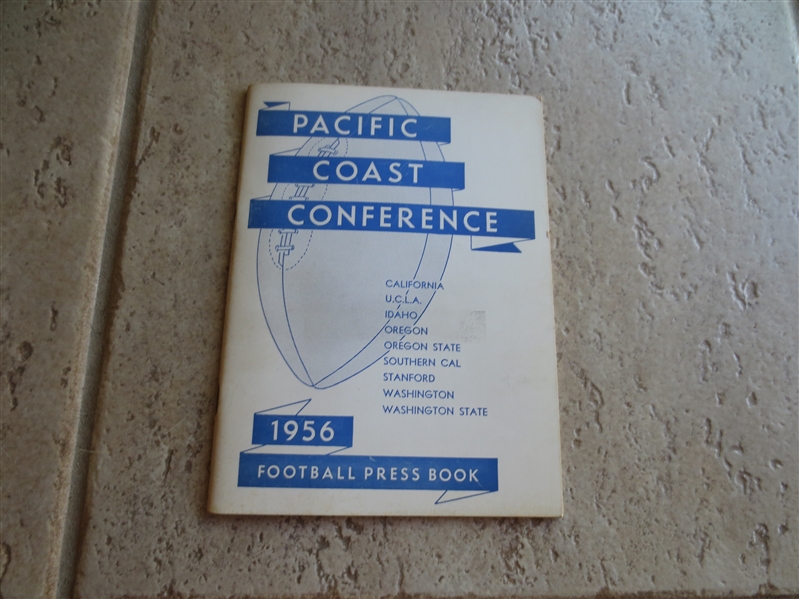 1956 Pacific Coast Conference Football Media Guide
