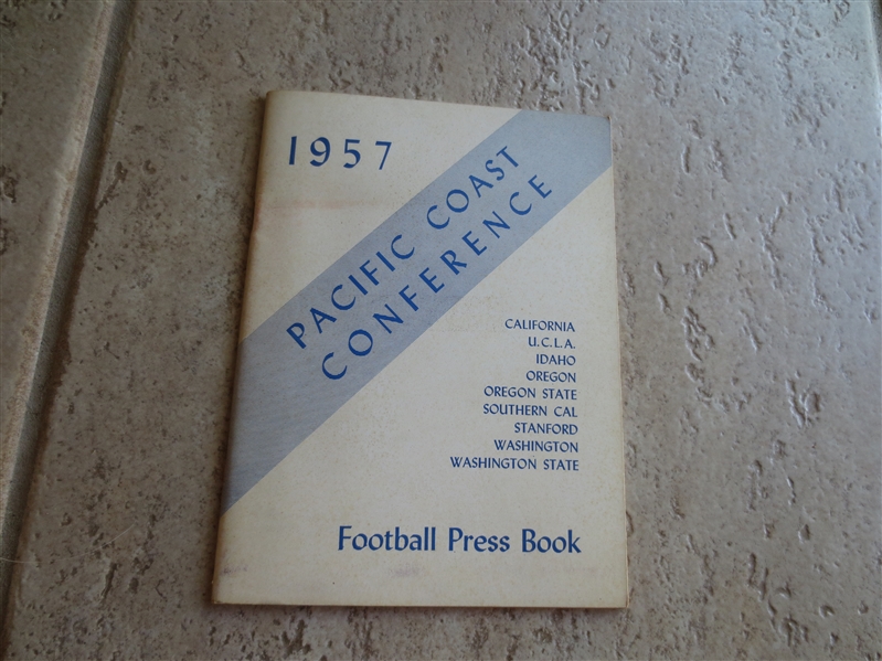 1957 Pacific Coast Conference Football Media Guide