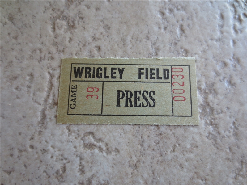 1920's Los Angeles Angels Pacific Coast League baseball ticket in beautiful condition