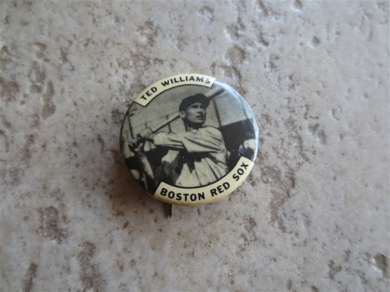 1950's Ted Williams Boston Red Sox baseball pin in very nice condition