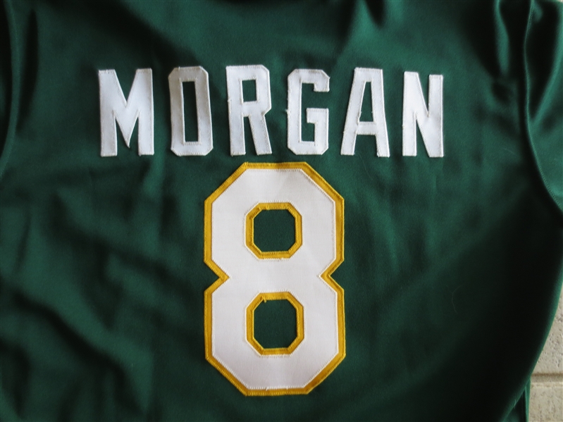 1984 Joe Morgan Oakland A's Game Used Worn Home Jersey  Hall of Famer  Last Year in the  Major Leagues WOW!