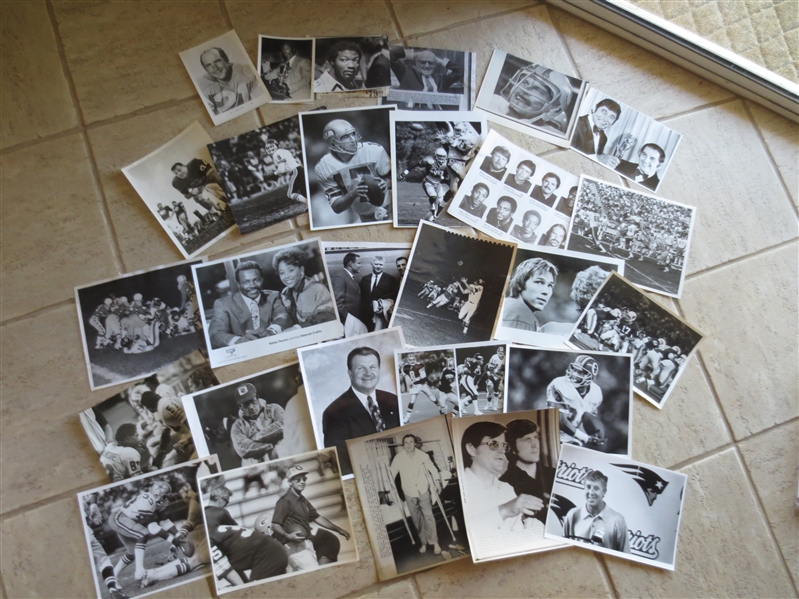 (28) 1960's-90's NFL Press Photos including Payton, Hadl, Winslow, Ditka, Dorsett, Hart, Griese, Wade