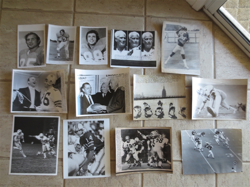 (21) 1960's-80's NFL Press Photos including Aikman