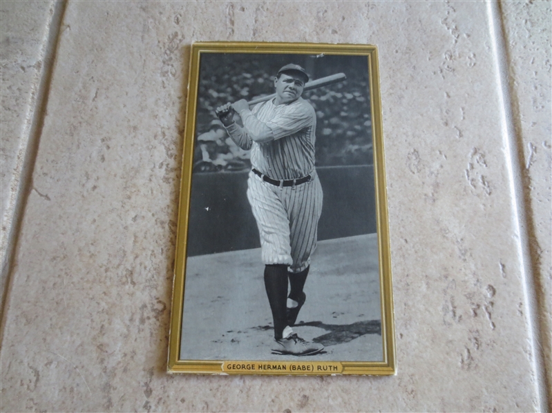 1934 Goudey Premium R309-1 Babe Ruth  VERY RARE!