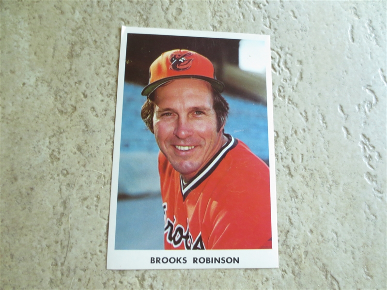 1976 Brooks Robinson color postcard