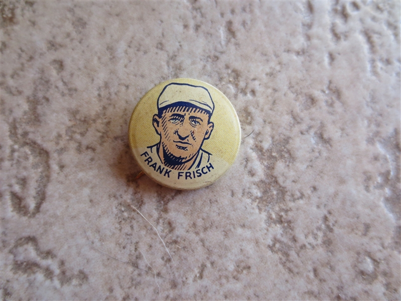 1930 PR4 Frank Frisch Cracker Jack Baseball Pin