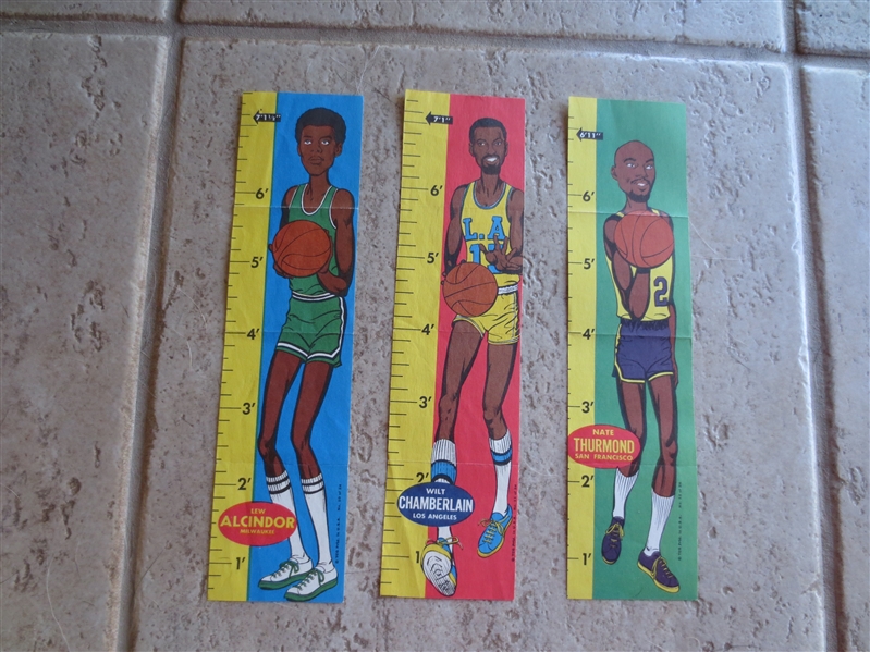1969-70 Topps Basketball Rulers Complete Set---most are beautiful