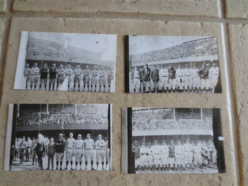 (5) Reprinted photos taken at Recreation Park in San Francisco in 1922 on Hal Rhyme Day