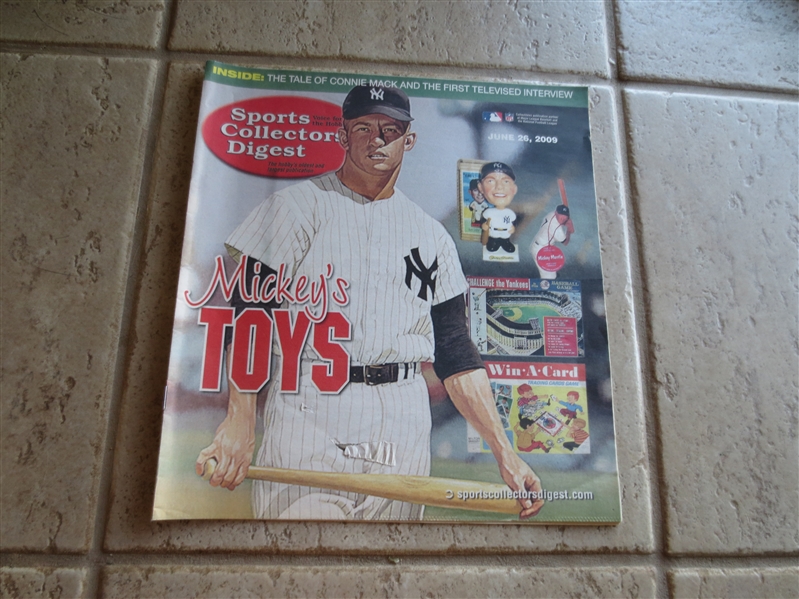 2009 Sports Collectors Digest Mickey Mantle Toys issue