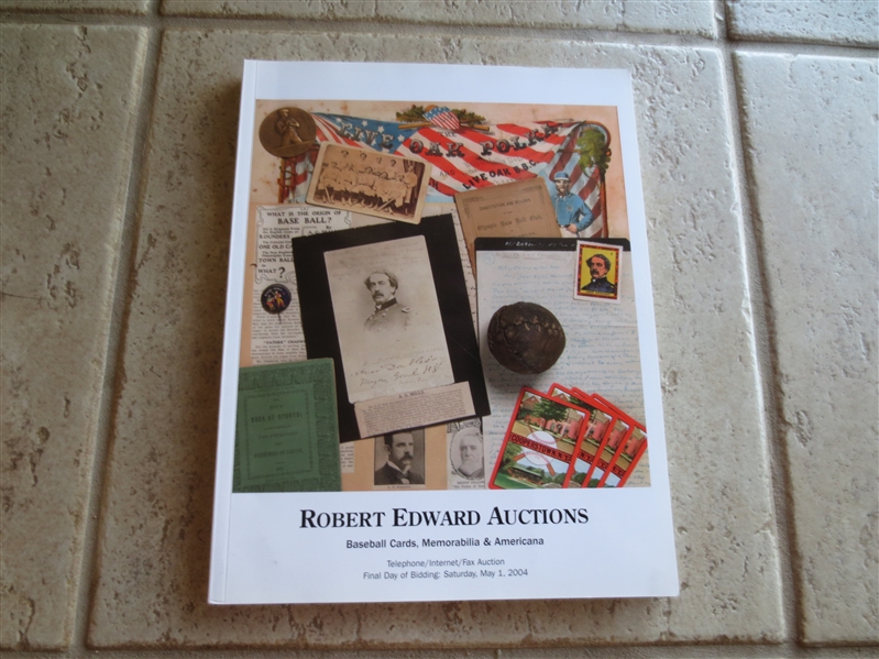 May 2004 Robert Edward Auction Catalog with results