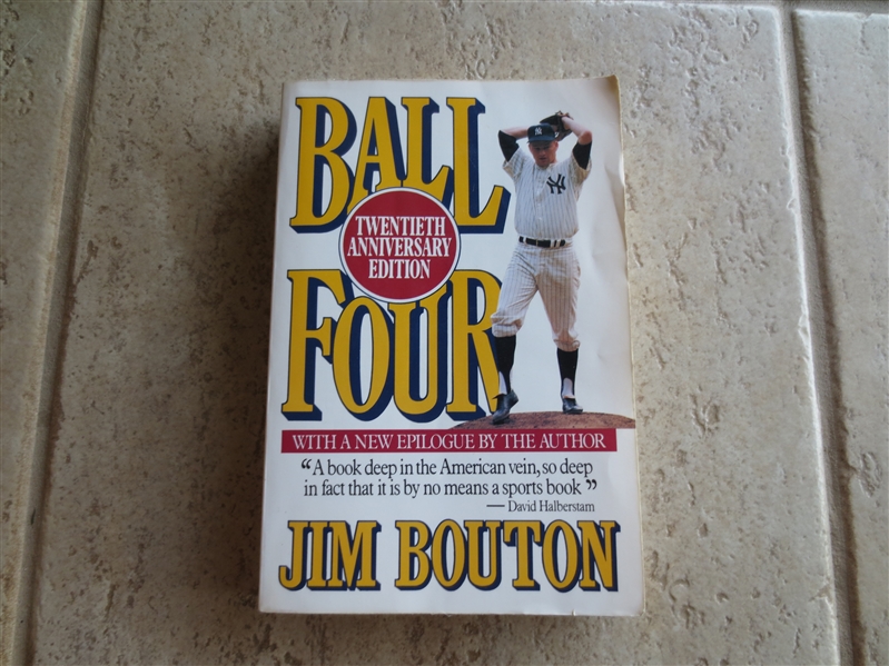 Ball Four baseball softcover book by Jim Bouton  A MUST READ!
