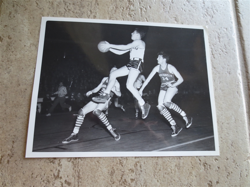 1943 Otto Graham Northwestern Basketball Photo Sport Magazine