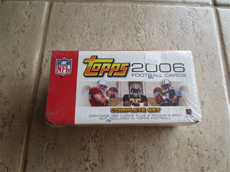 2006 Topps Football Factory Sealed Complete Card Set