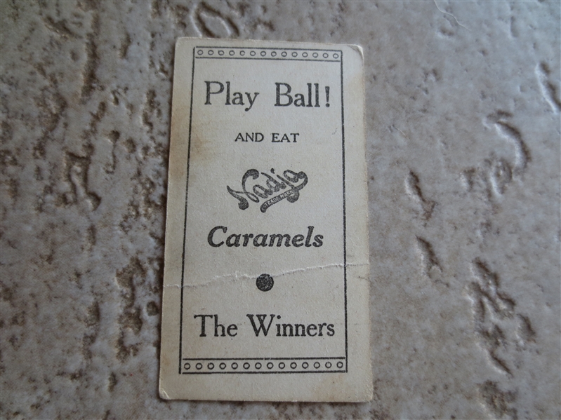 1909 Nadja Caramels E92 Bill  O'Hara baseball card 