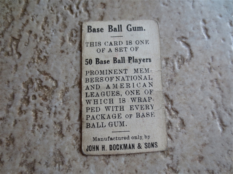 1909 Dockman & Sons Gum E92 Sherry Magee baseball card