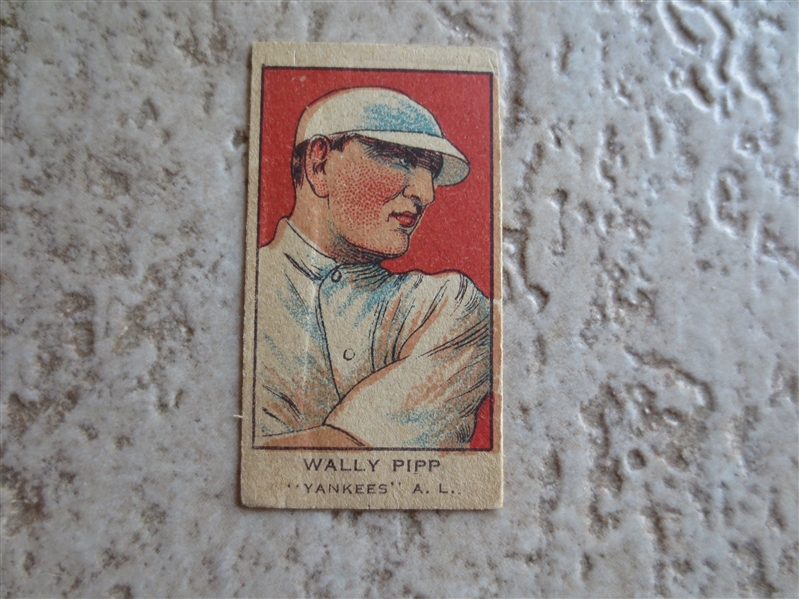 1921 W551 Wally Pipp baseball card