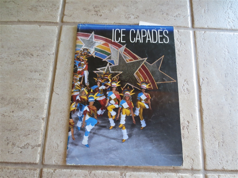 1985 Ice Capades program and two tickets