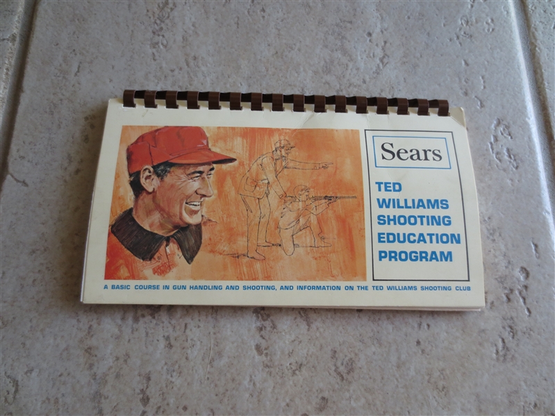 1969 Ted Williams Shooting Education Program Booklet by Sears