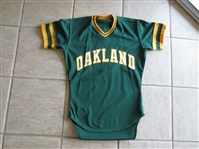 1984 Joe Morgan Oakland As Game Used Worn Home Jersey  Hall of Famer  Last Year in the  Major Leagues WOW!