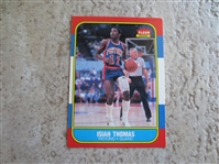 1986-87 Fleer Isiah Thomas Rookie Basketball Card in Beautiful Condition!