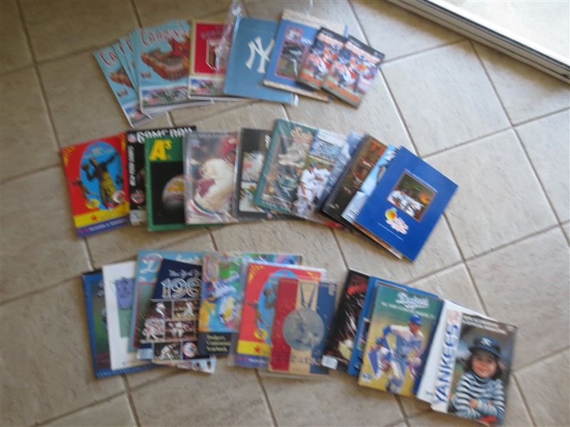Grab Bag #1:  60 pieces including sports programs, Sports Illustrated, Life Magazine, yearbooks, etc.