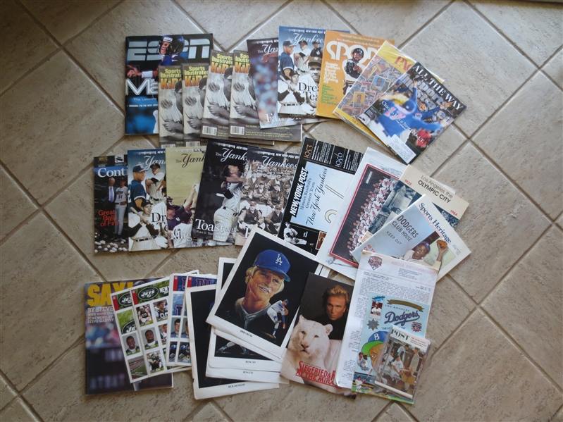 Grab Bag #2:  Approximately 100 famous sports newspapers, Sporting News, magazines, etc.
