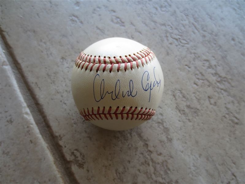 Autographed Orlando Cepeda Wilson Official League Baseball on the Sweet Spot with box