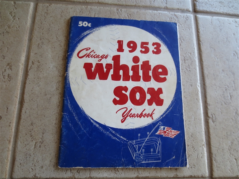 1953 Chicago White Sox baseball yearbook